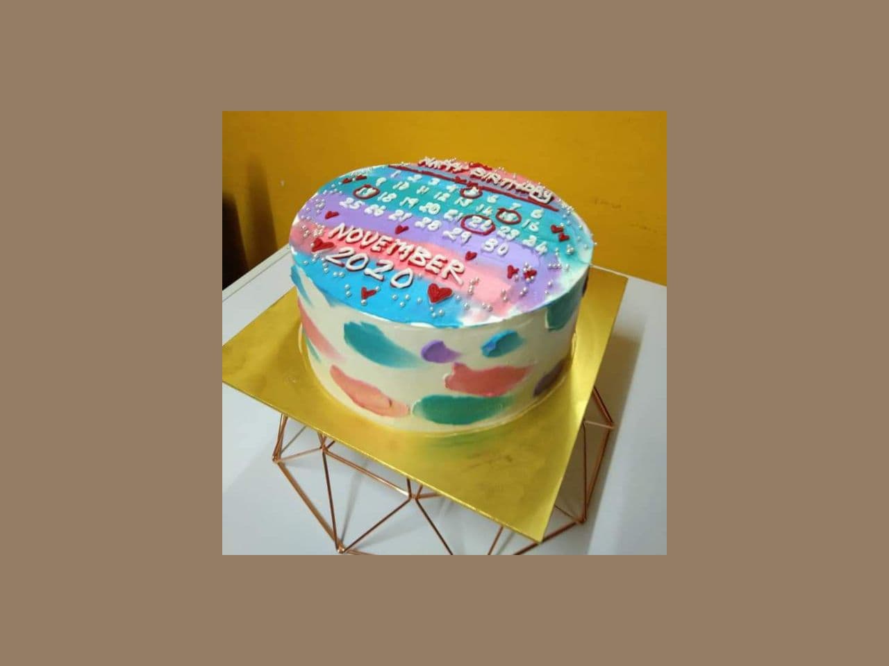 Calendar Cake – Riso Cake